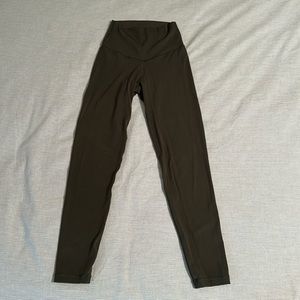 Aerie tights, Olive green, size XSM